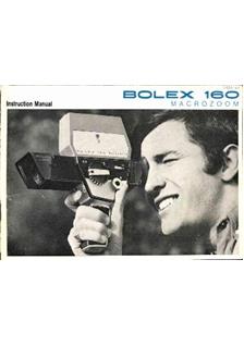 Bolex 160 manual. Camera Instructions.